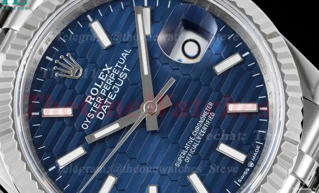 JDF 126234 Dial SS Jubilee Blue SS VR3235 Datejust 36mm V2 0504